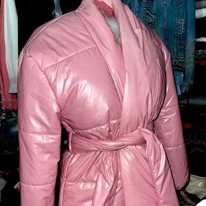 Ladies Girls Pink Coat size M